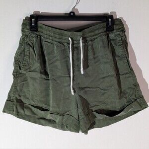 Lou & Grey Green Pull On Lightweight Shorts